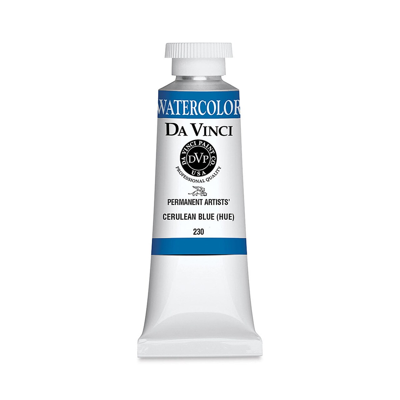 Da Vinci Artists' Permanent Watercolor - Cerulean Blue Hue, 37 ml tube